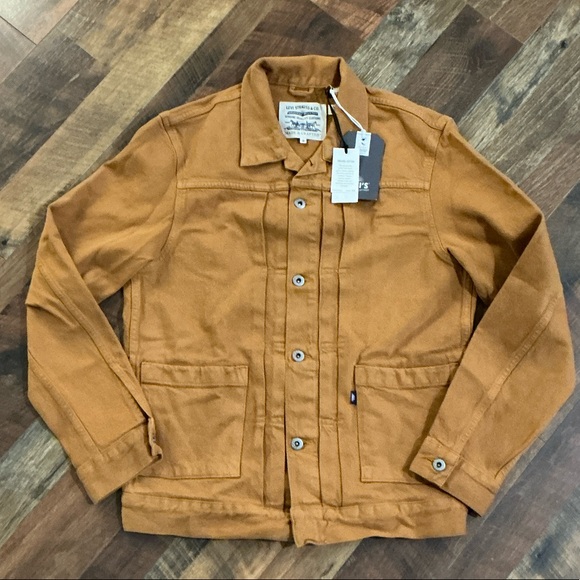 Levi’s Made & Crafted Type II Worn Trucker Jacket - Cashew - Medium NWT - Picture 1 of 10